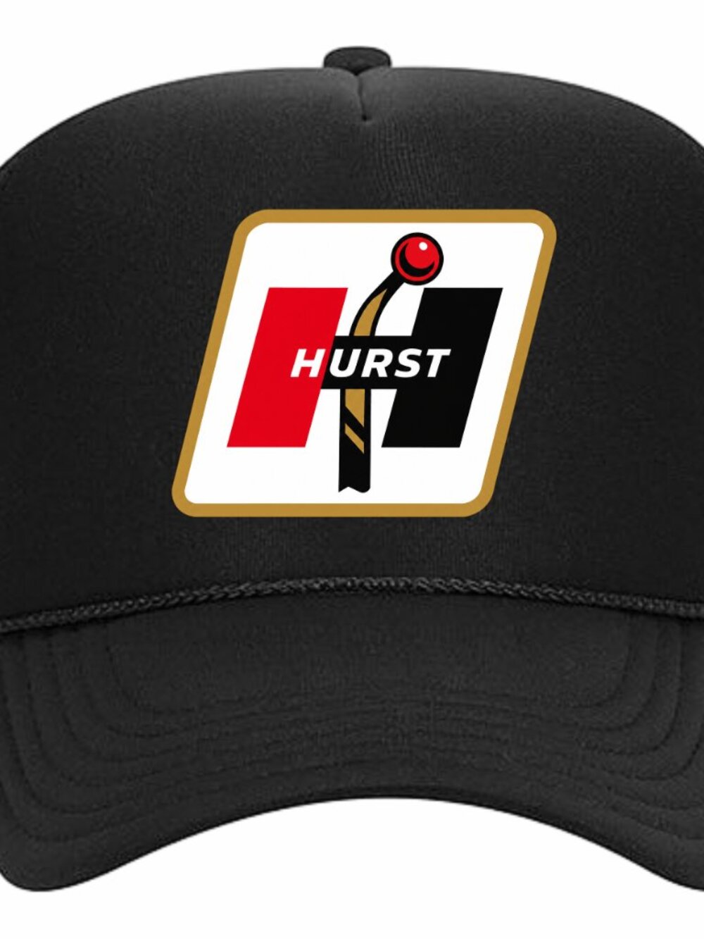 Hurst Shifters Muscle Cars Foam Trucker Mesh Snapback Cap Hat Black